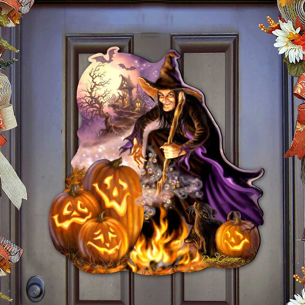 All Hallows Eve Holiday Door Décor by D. Gelsinger - Halloween Décor - 8461091H-0821