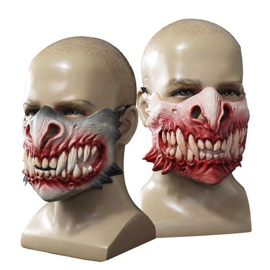 Halloween Half Face Mask Variant Horror Mask | Masks - Accessories