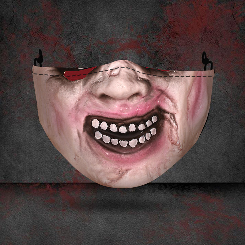 Halloween Printed Mask | Masks | Indoor Decorations - Decorations