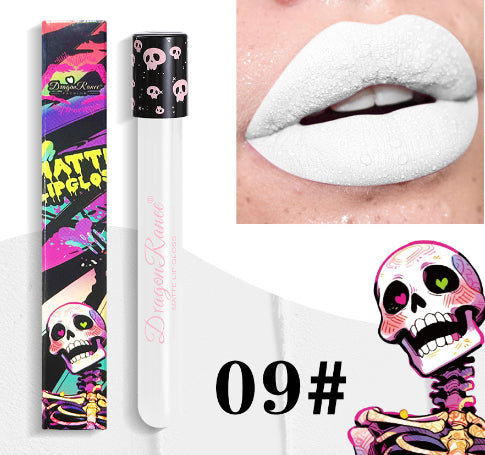 Halloween Makeup Retro Matte Gold Silver Lip Gloss - Discount Halloween City