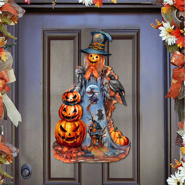Halloween Pumpkin Holiday Door Decoration