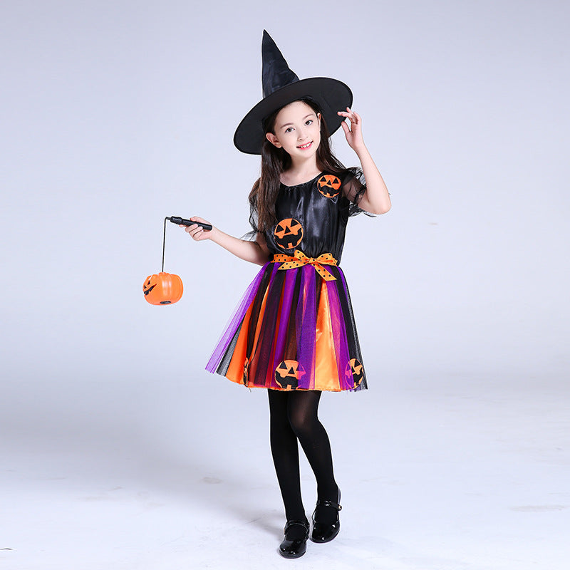 Kids's Halloween Costume Girls Pumpkin Costume - Discount Halloween City