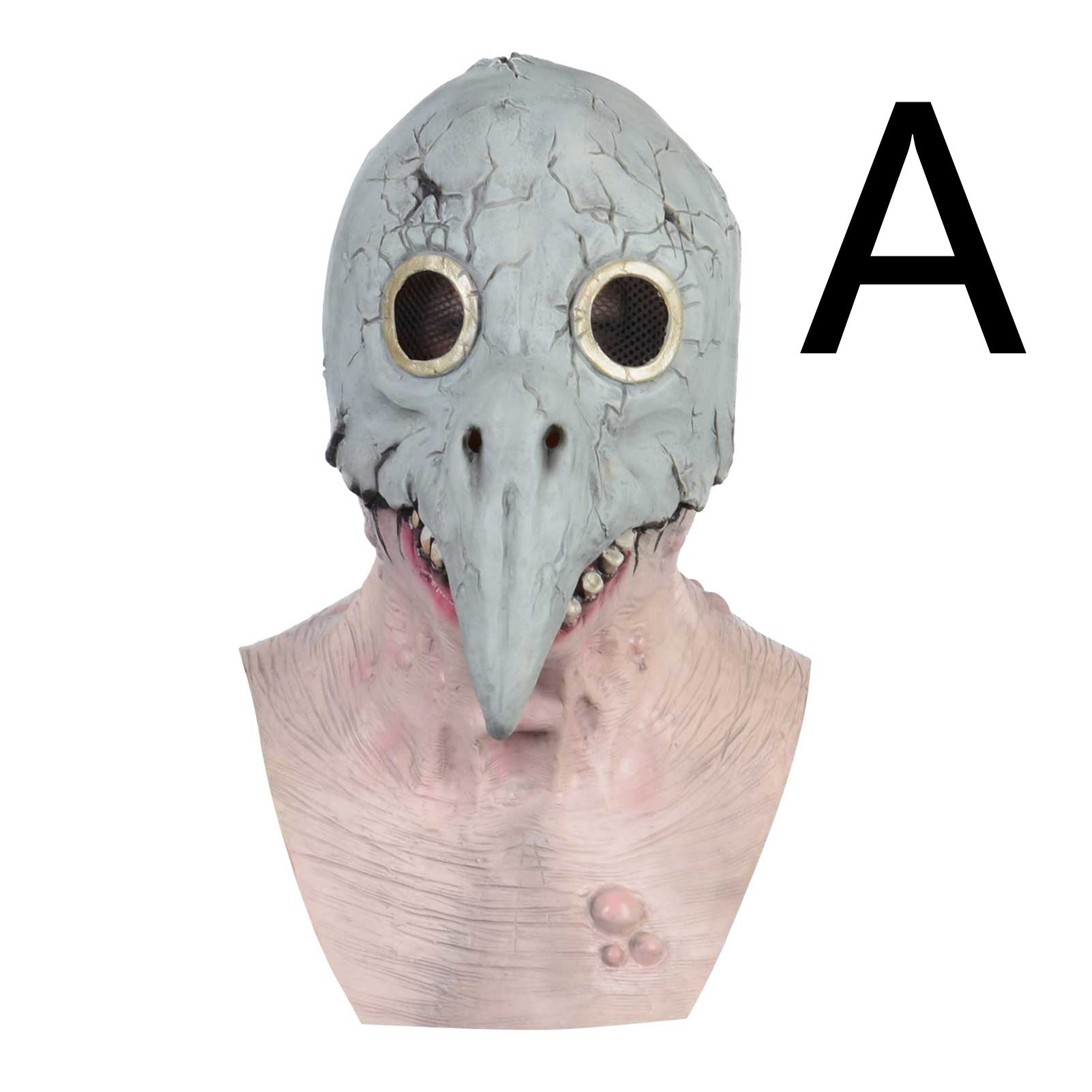 Natural Latex Full Head Mask Punk Style Halloween Cosplay - Discount Halloween City
