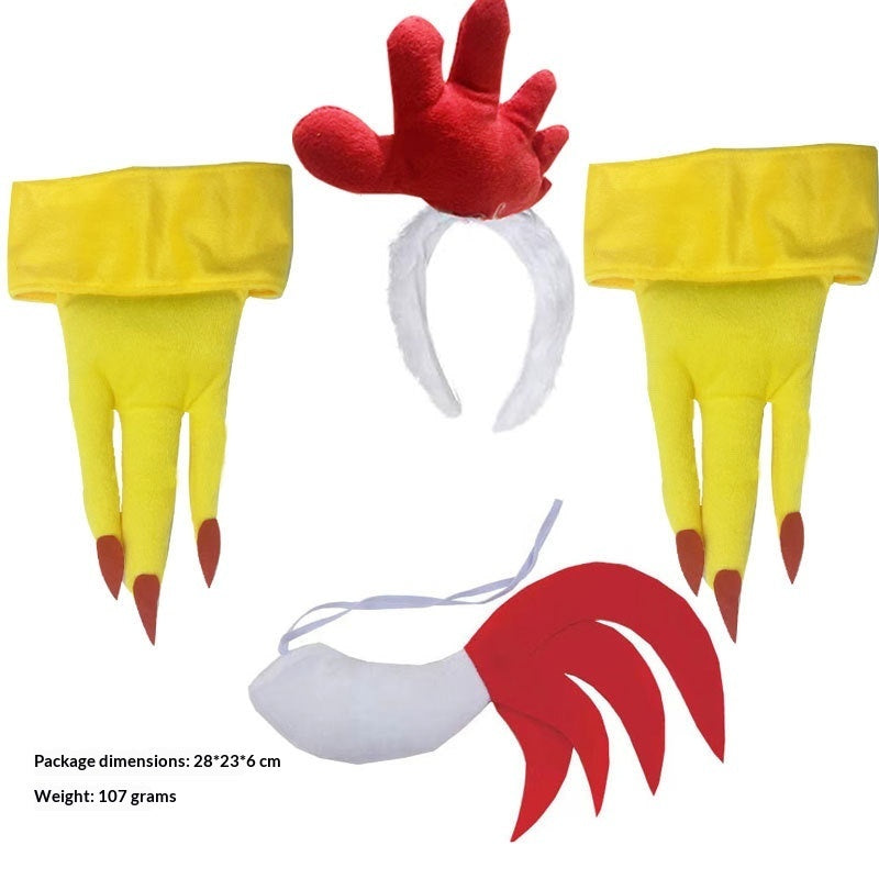 Thanksgiving Turkey Rooster Headband Set - alternate view 9