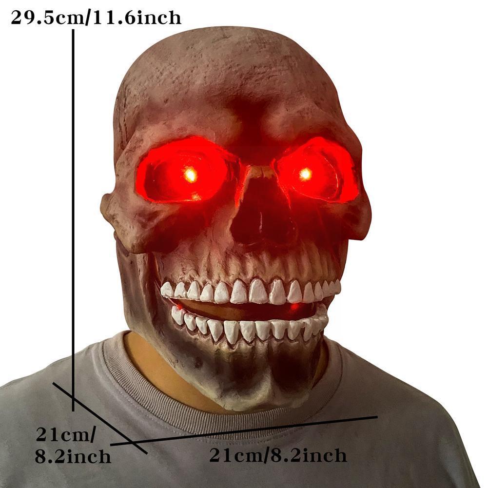 Halloween Skull Movable Mouth Latex Mask Kills Mask Cosplay - Discount Halloween City