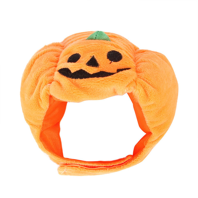 Pet Hat Halloween Funny Pumpkin Hat Cute Pet Animal Costume - Discount Halloween City