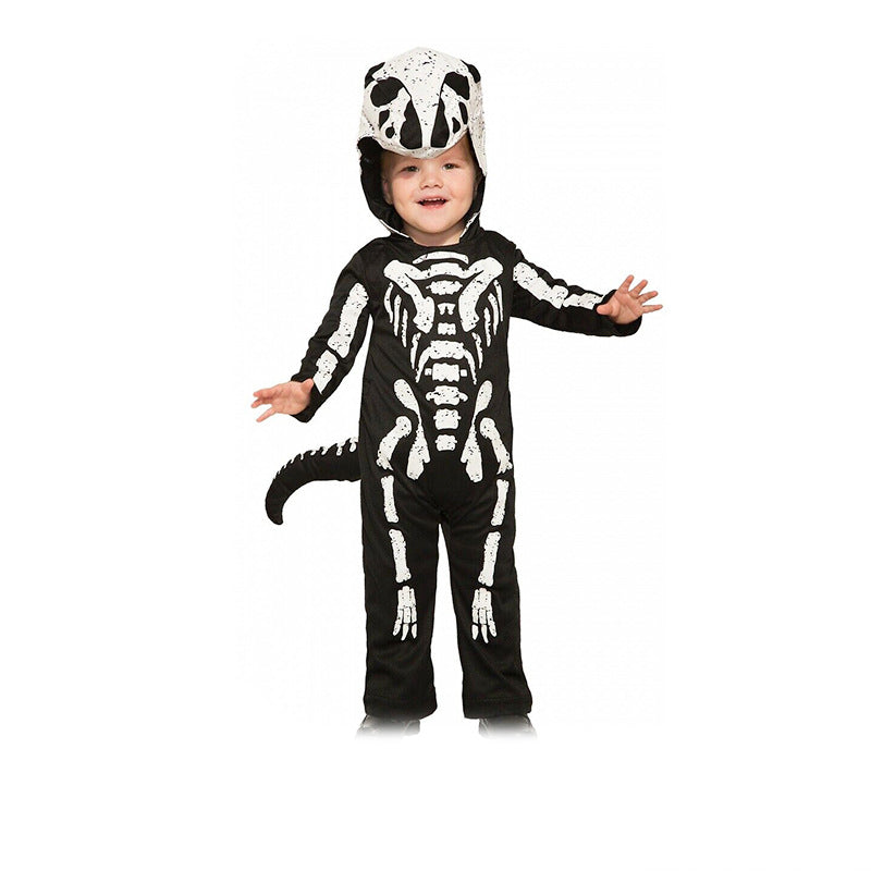 Halloween Skeleton Scary Cosplay Kids Costume Clothes - Discount Halloween City