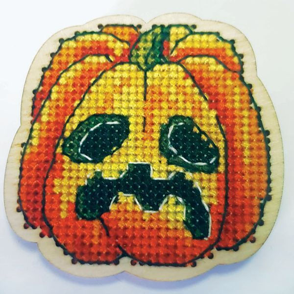 Pumpkin Counted Cross Stitch Kit by Alisena 5579A