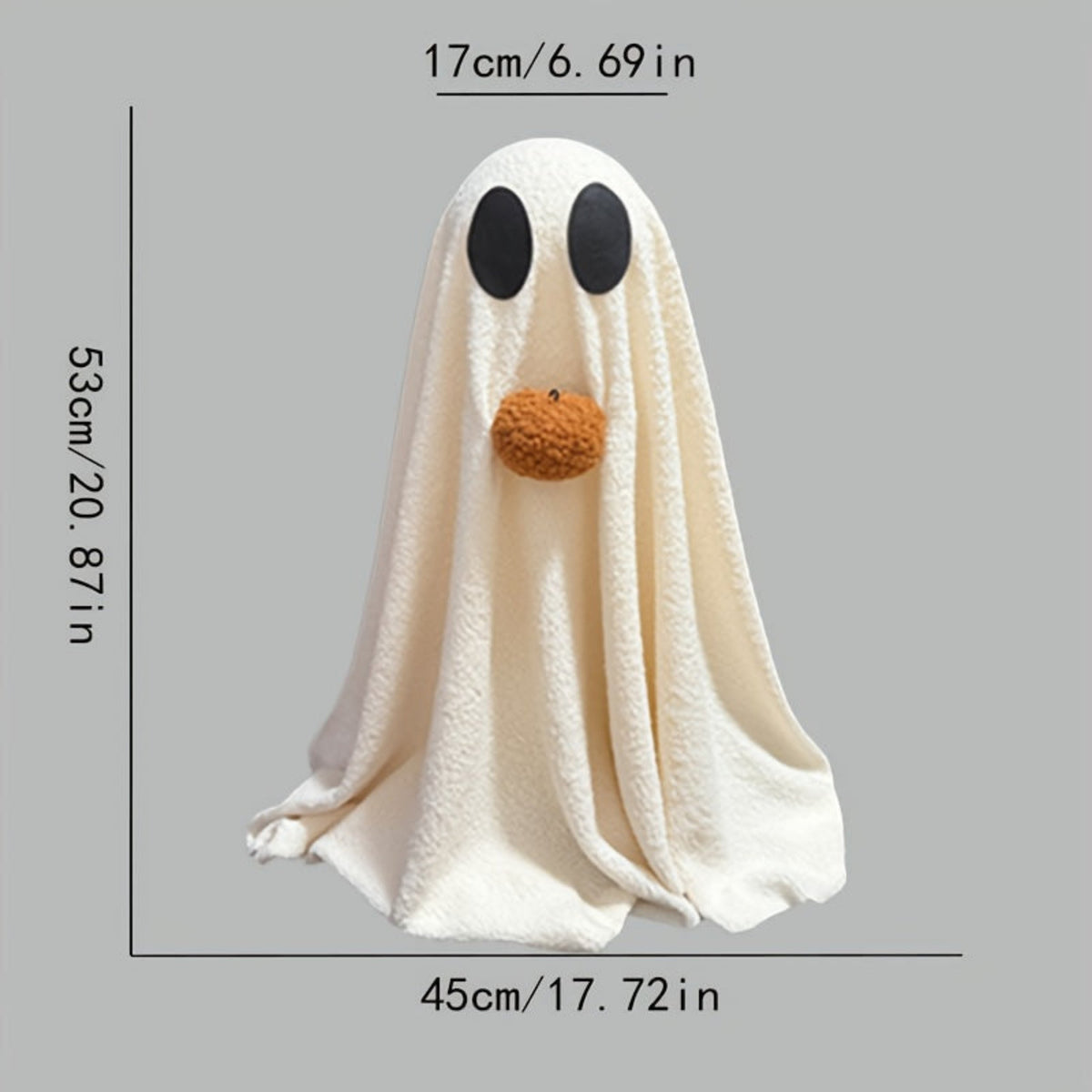 Halloween Pumpkin Ghost Decoration Set (2pcs)