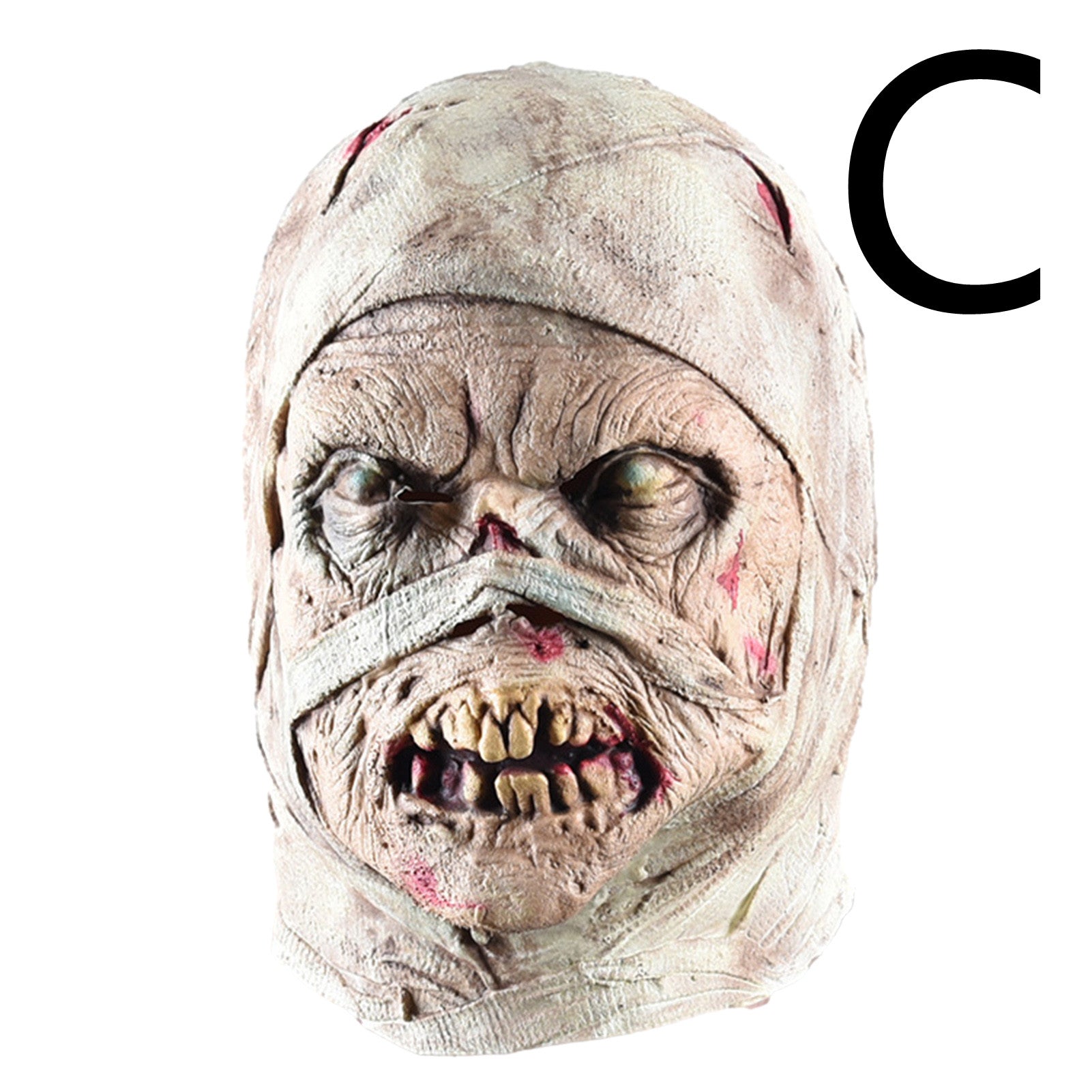 Natural Latex Full Head Mask Punk Style Halloween Cosplay - Discount Halloween City
