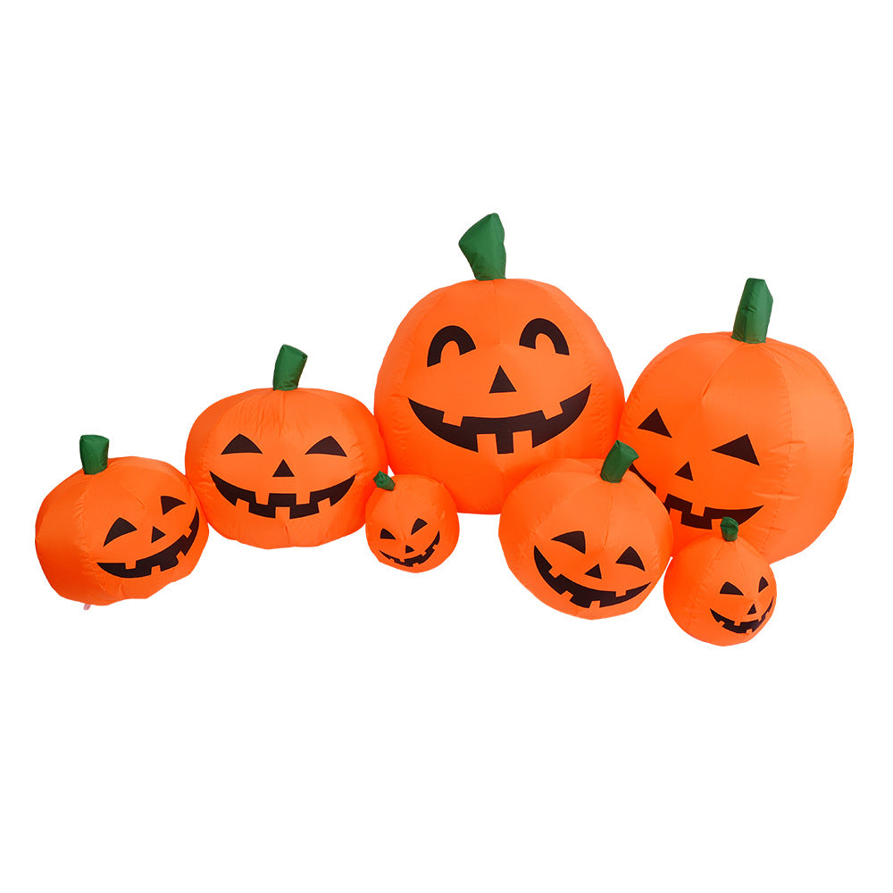 Halloween Inflatable Ghost with Pumpkin Slices Outdoor - product image 5