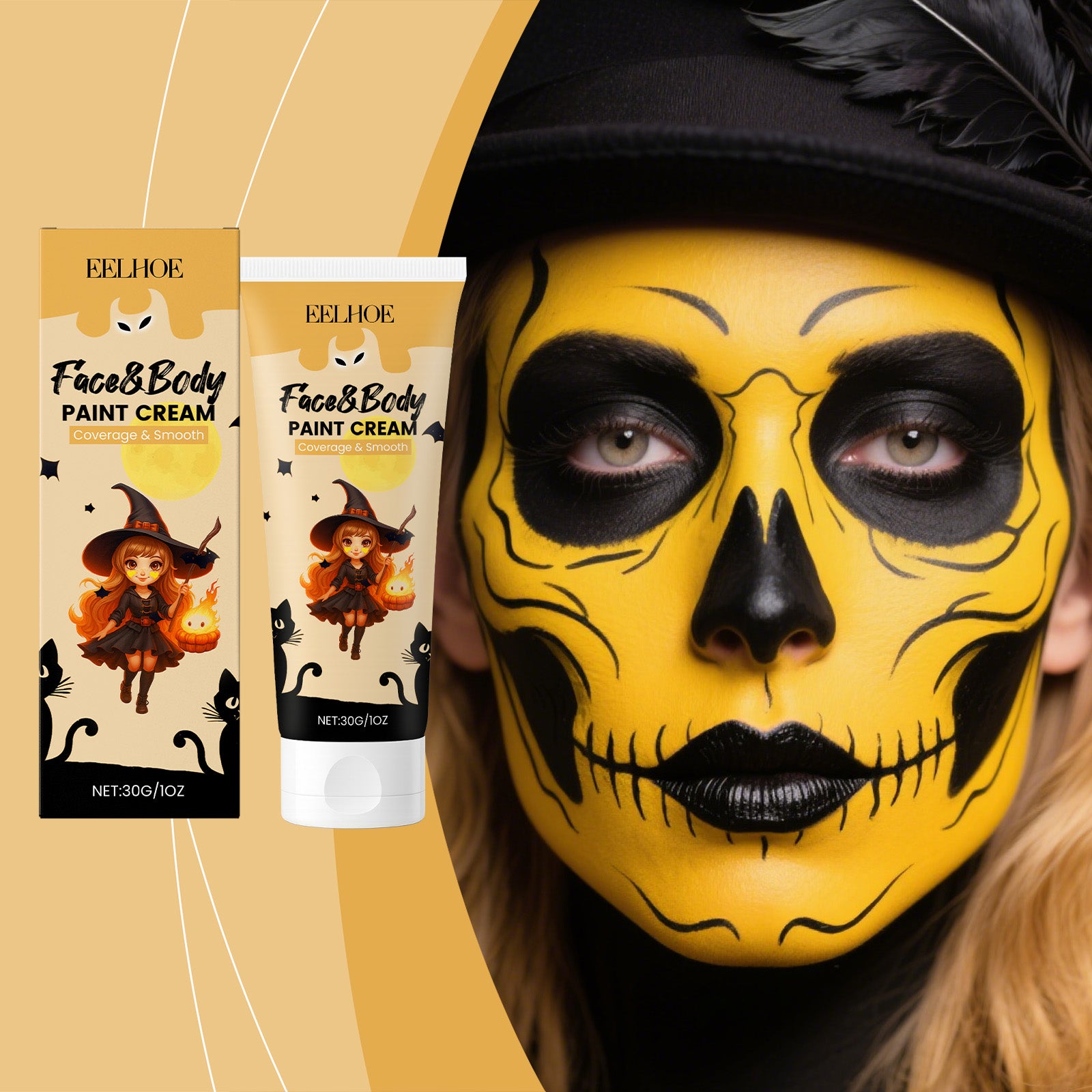 Halloween Face and Body Paint Cream 30g - View 4