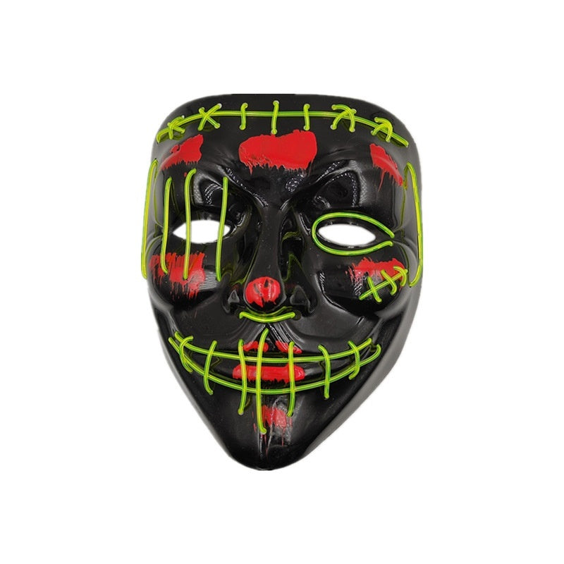 V-shaped Halloween Luminous Mask LED - Discount Halloween City