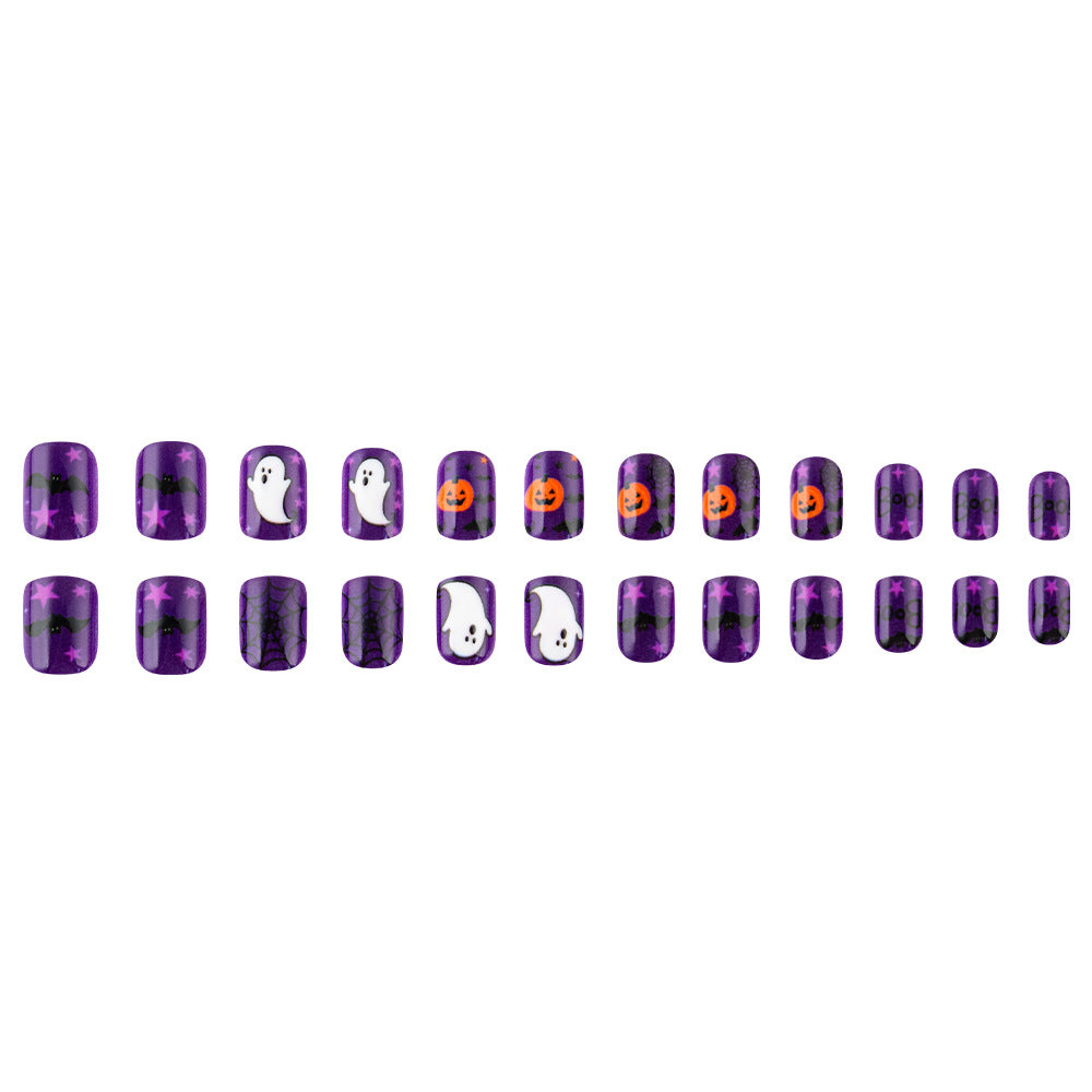 Ghost Spiderweb Removable Fake Nails - alternate view 5