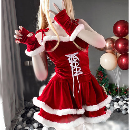 Halloween Costume Maid Uniform Temptation Sexy Little Wild | Hats | Gloves - Costumes