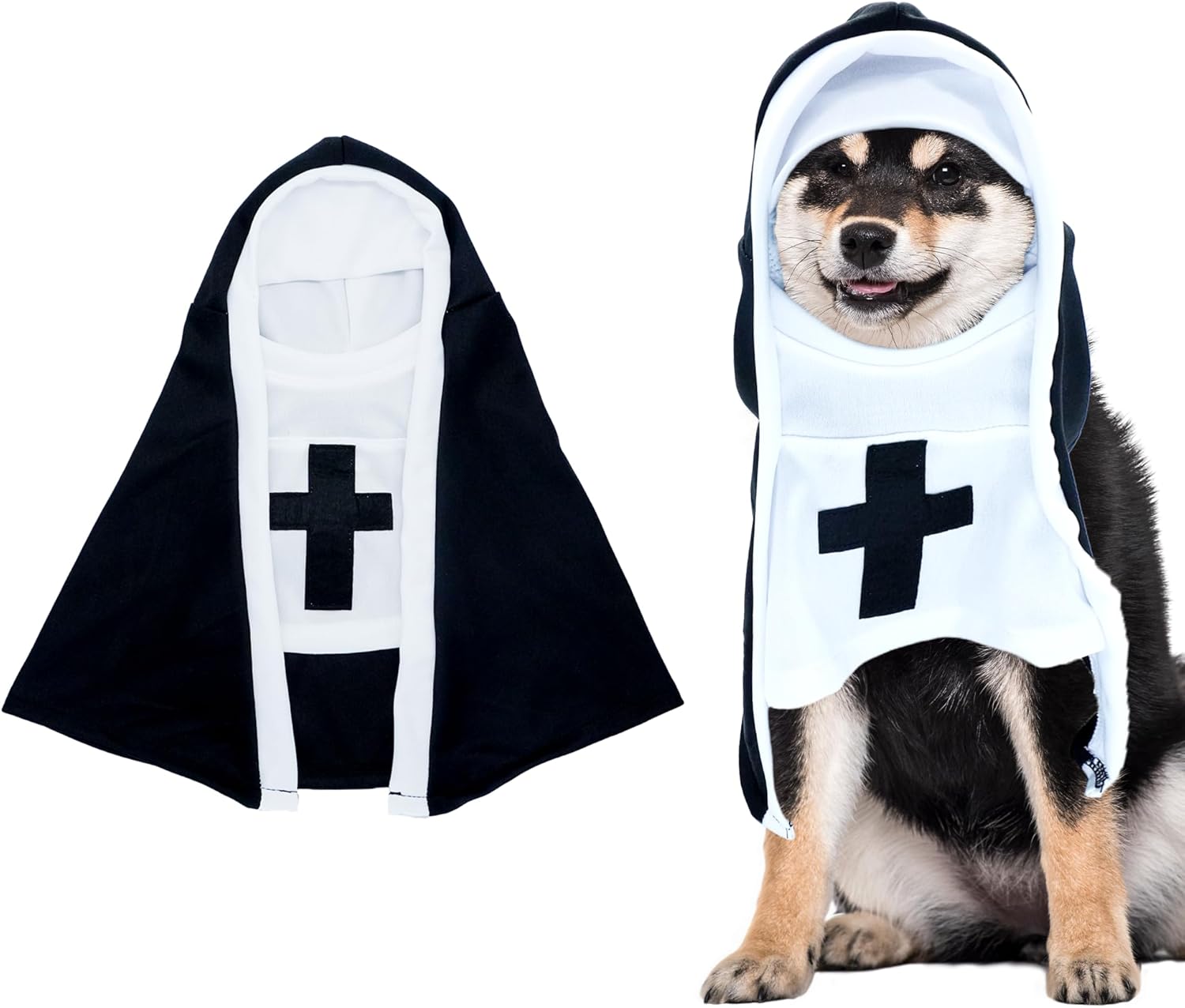 PET SHOW Nun Dog Costume for Small Medium Dogs Halloween - Discount Halloween City
