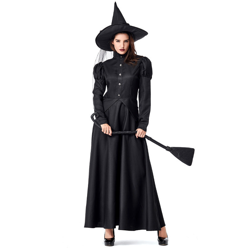 Halloween Costume Black Witch Parent-child Clothing - Discount Halloween City