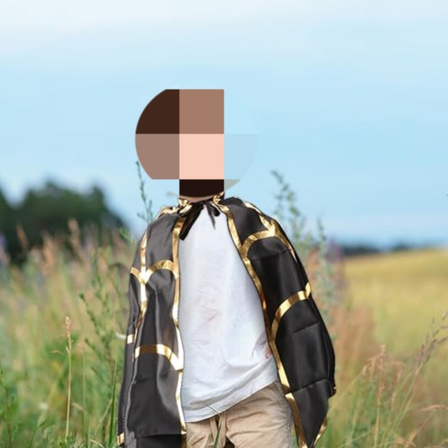 4-piece Pirate: Pirate Cape Costume - alternate view 4