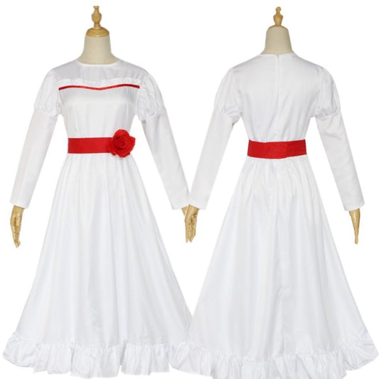 Halloween Horror White Dress Costume | Makeup & FX | Costumes - Accessories