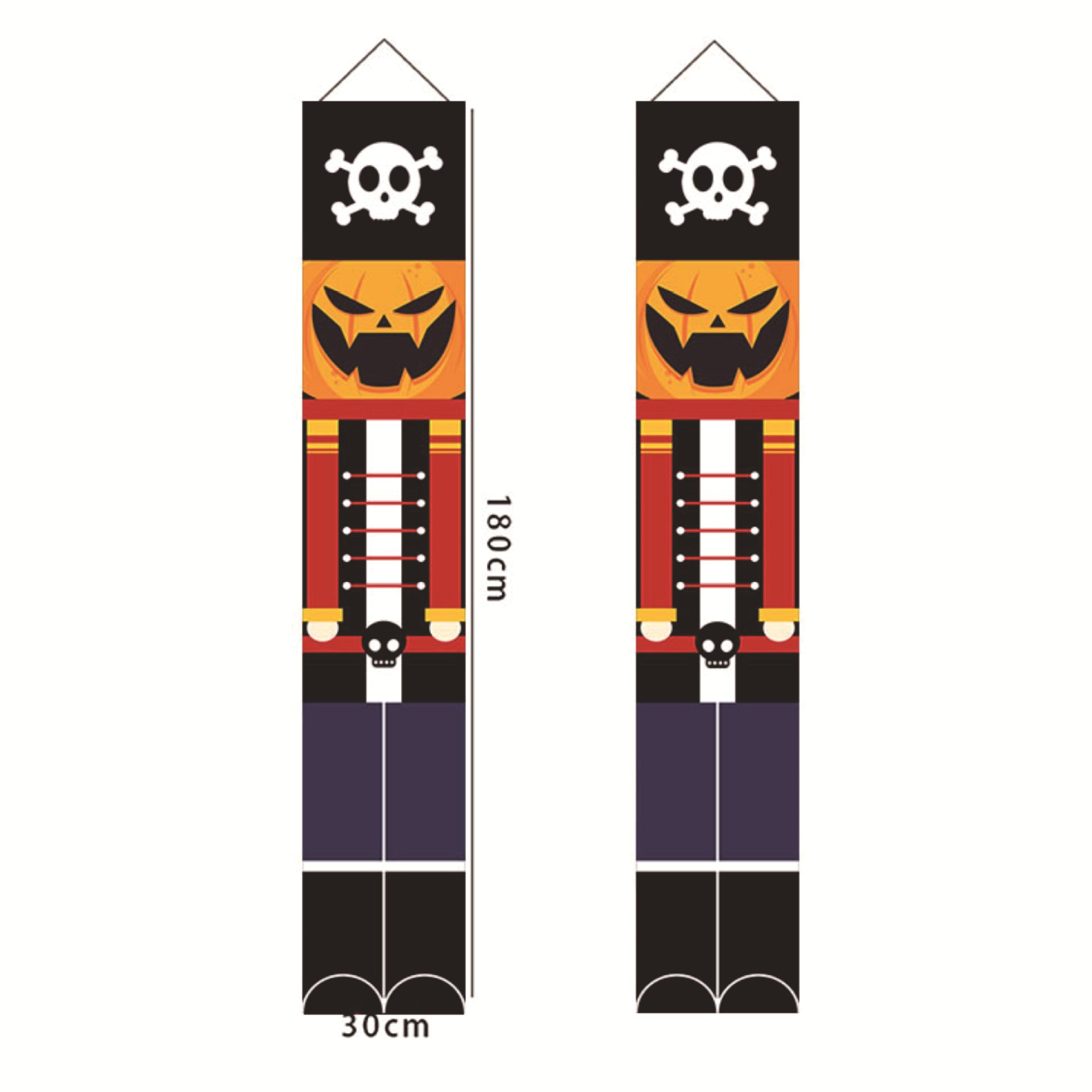 Halloween Soldier Model Nutcracker Banner Couplet - Discount Halloween City