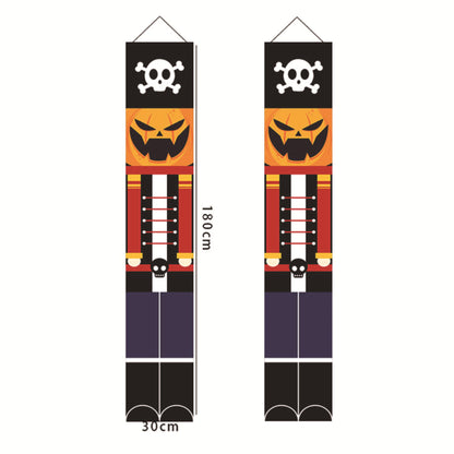 Halloween Soldier Model Nutcracker Banner Couplet - Discount Halloween City