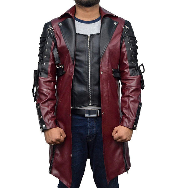 Plus Size Halloween Medieval Costume Punk Goth Style Leather - Discount Halloween City