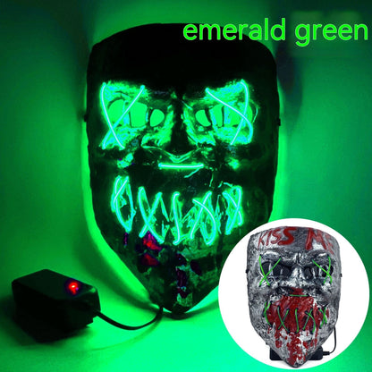 Cold LED Mask Halloween Horror Prop - Discount Halloween City