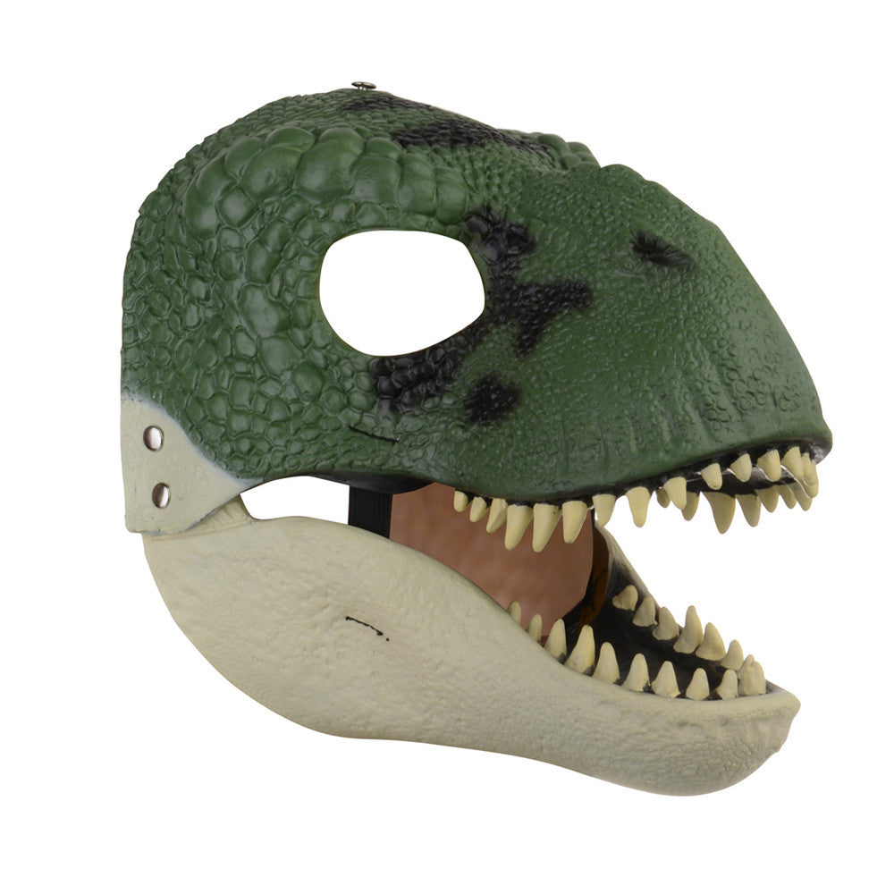 Halloween Party Role-playing Dinosaur Moving Mouth Mask - Discount Halloween City