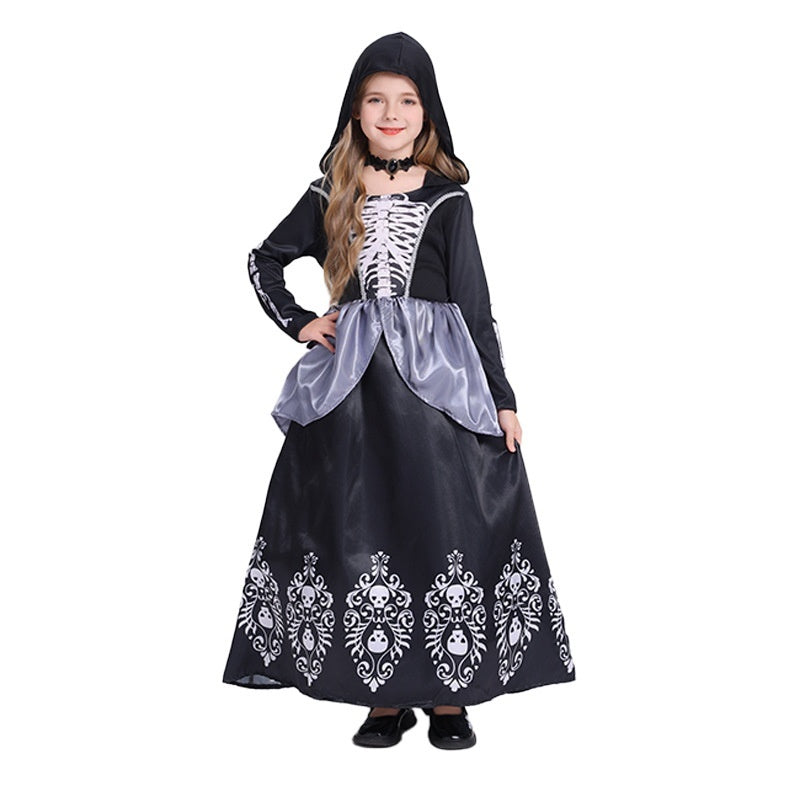 Halloween Witch Vampire Costume Horror Skull Dress-up - Discount Halloween City