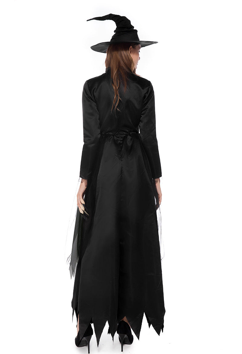 Halloween Fashion Black Witch Costume Suit - Discount Halloween City