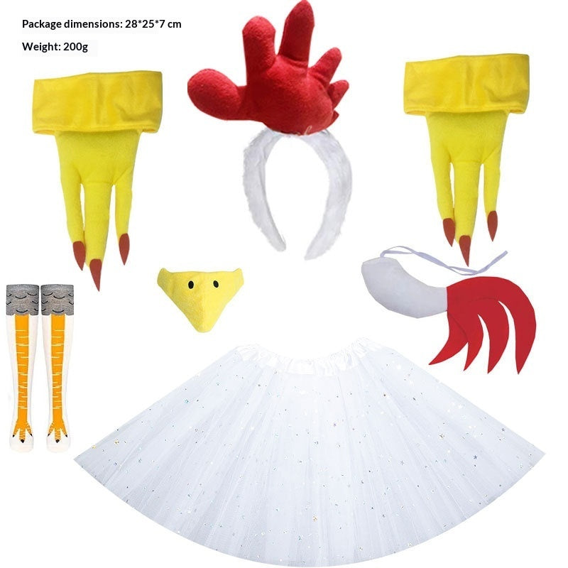 Thanksgiving Turkey Rooster Headband Set - alternate view 6