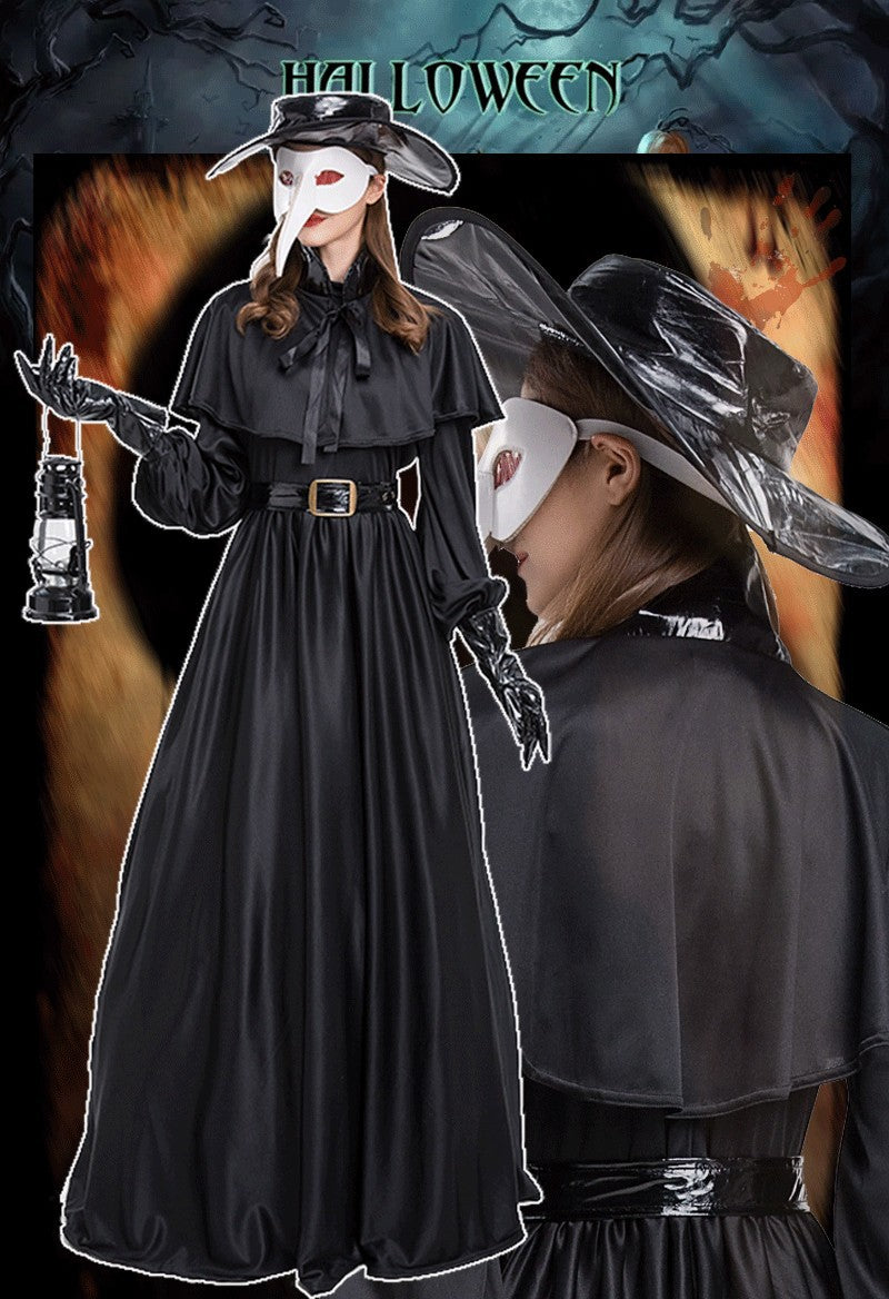 Halloween Medieval Steam Punk Plague Doctor Costume Beak - Discount Halloween City