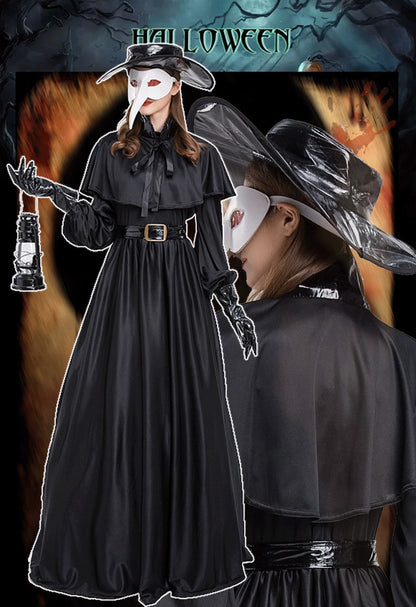 Halloween Medieval Steam Punk Plague Doctor Costume Beak - Discount Halloween City