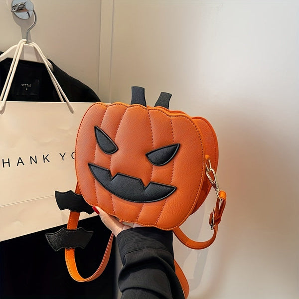 Halloween Pumpkin Crossbody Shoulder Bag