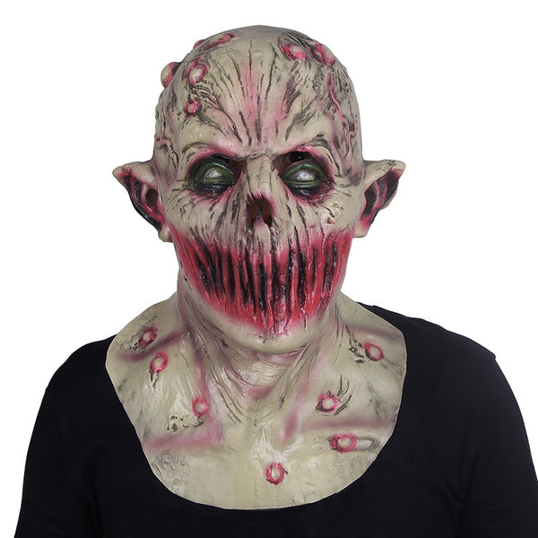 Halloween Deadly Silence Vampire Scary Zombie Latex Mask - Discount Halloween City