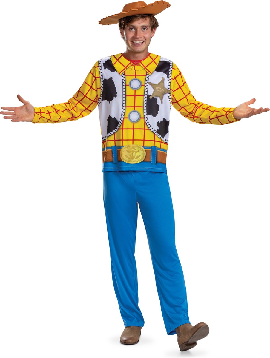 Disney Toy Story 4, Woody Costume Basic Plus, Size XXL (50-52), Adults