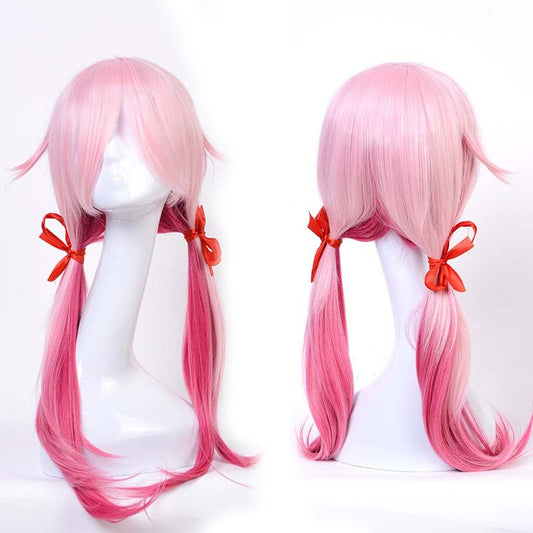 Animation Pink Double Ponytail Wig