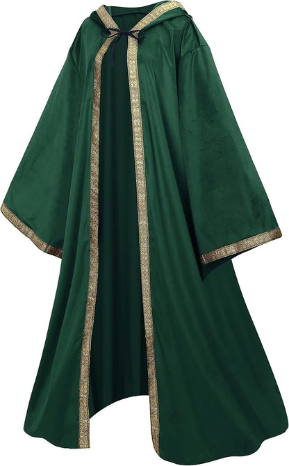 Medieval Halloween Cloak Character Hooded Sleeved Robe - Discount Halloween City
