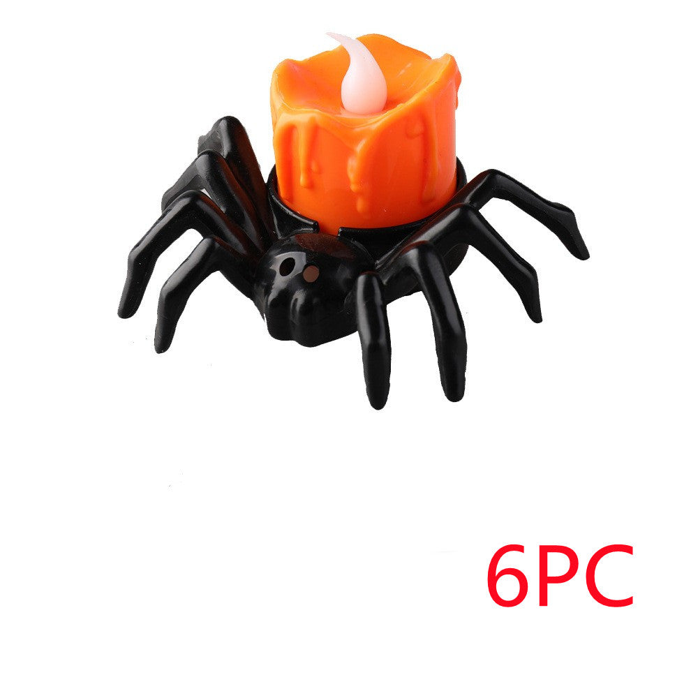 Halloween Festival Atmosphere Spider Candlestick Ornaments - Discount Halloween City