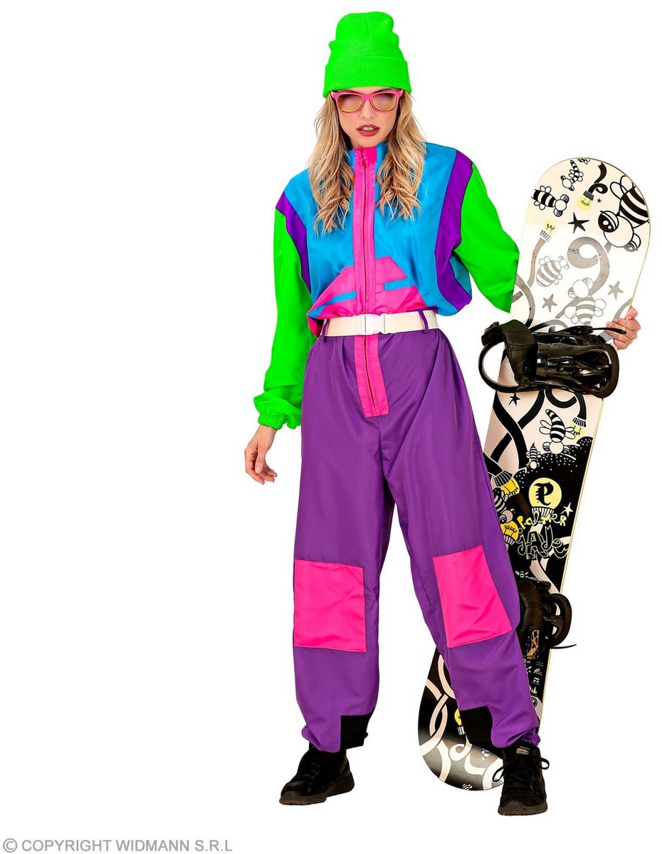 Otto 1980s Retro Snowboarder Costume