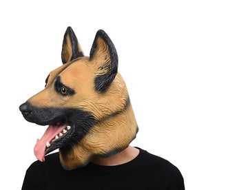 Halloween Masks Cartoon Men's and Women's Horror Dance Adult Cos Latex Mask Caps Animal Police - Discount Halloween City