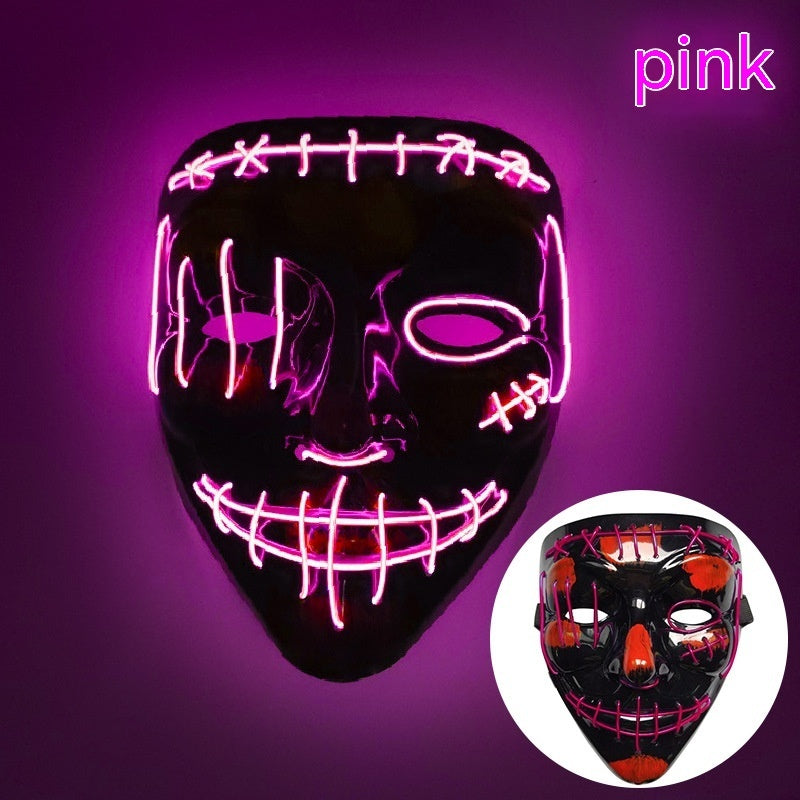 V-shaped Halloween Luminous Mask LED - Discount Halloween City