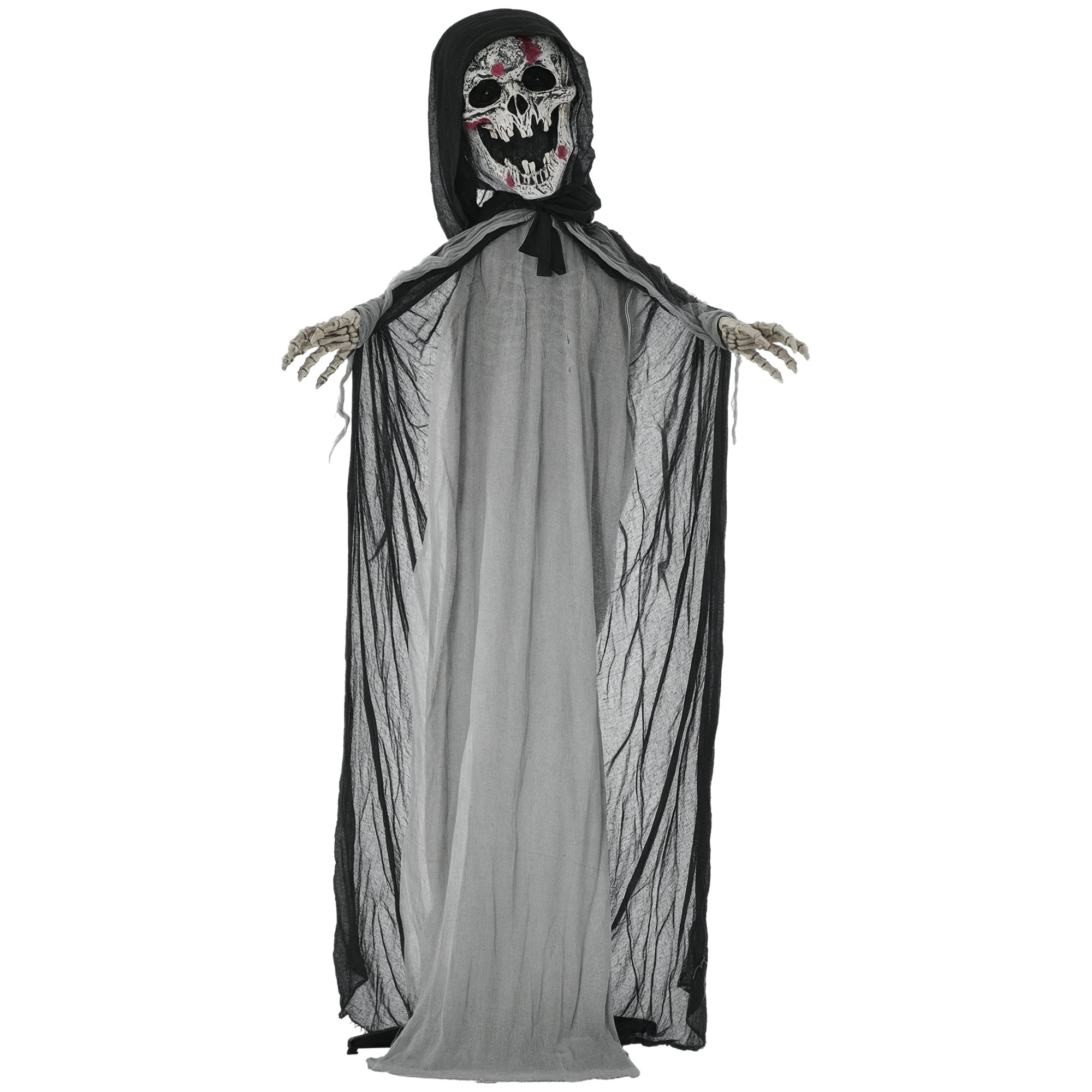 74-In Skeleton Witch Animatronic with Light & Sound - product image 9