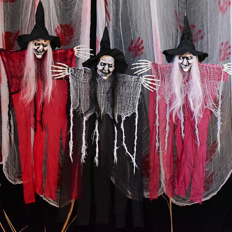 Witch Hanging Ghost Decoration Scene Decoration - alternate view 4