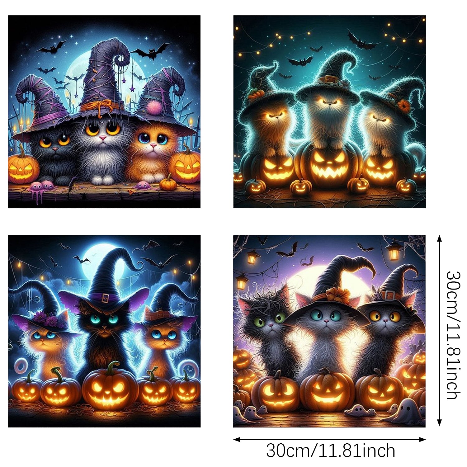 4 Pack Halloween Diamond Kit - Discount Halloween City