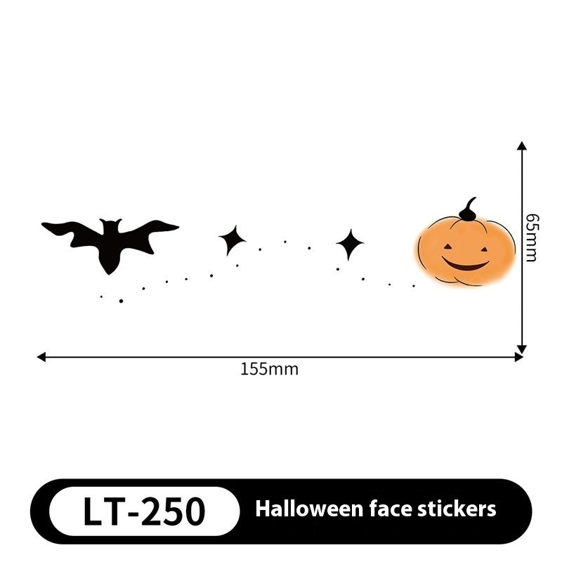 Halloween Makeup Stickers Dress Up Cute Painted - Discount Halloween City