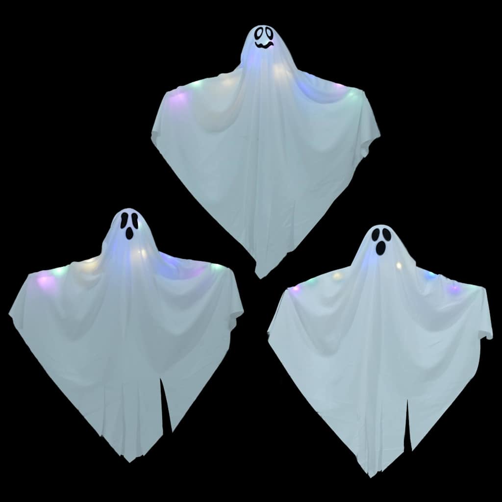 Hanging Halloween Ghost with 3 Leds - Discount Halloween City