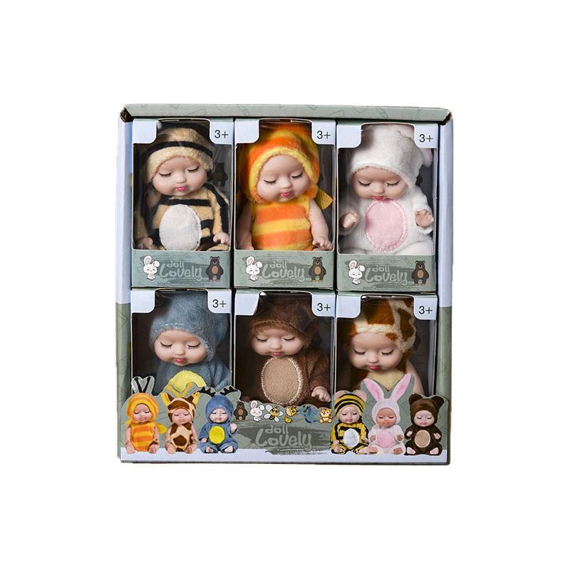 Set of 6 Princess Dolls in a Box the Perfect Birthday