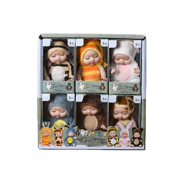 Set of 6 Princess Dolls in a Box the Perfect Birthday