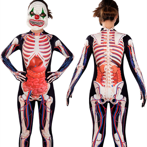 Halloween Jumpsuit Funny Costume Realistic Body Structure - Discount Halloween City